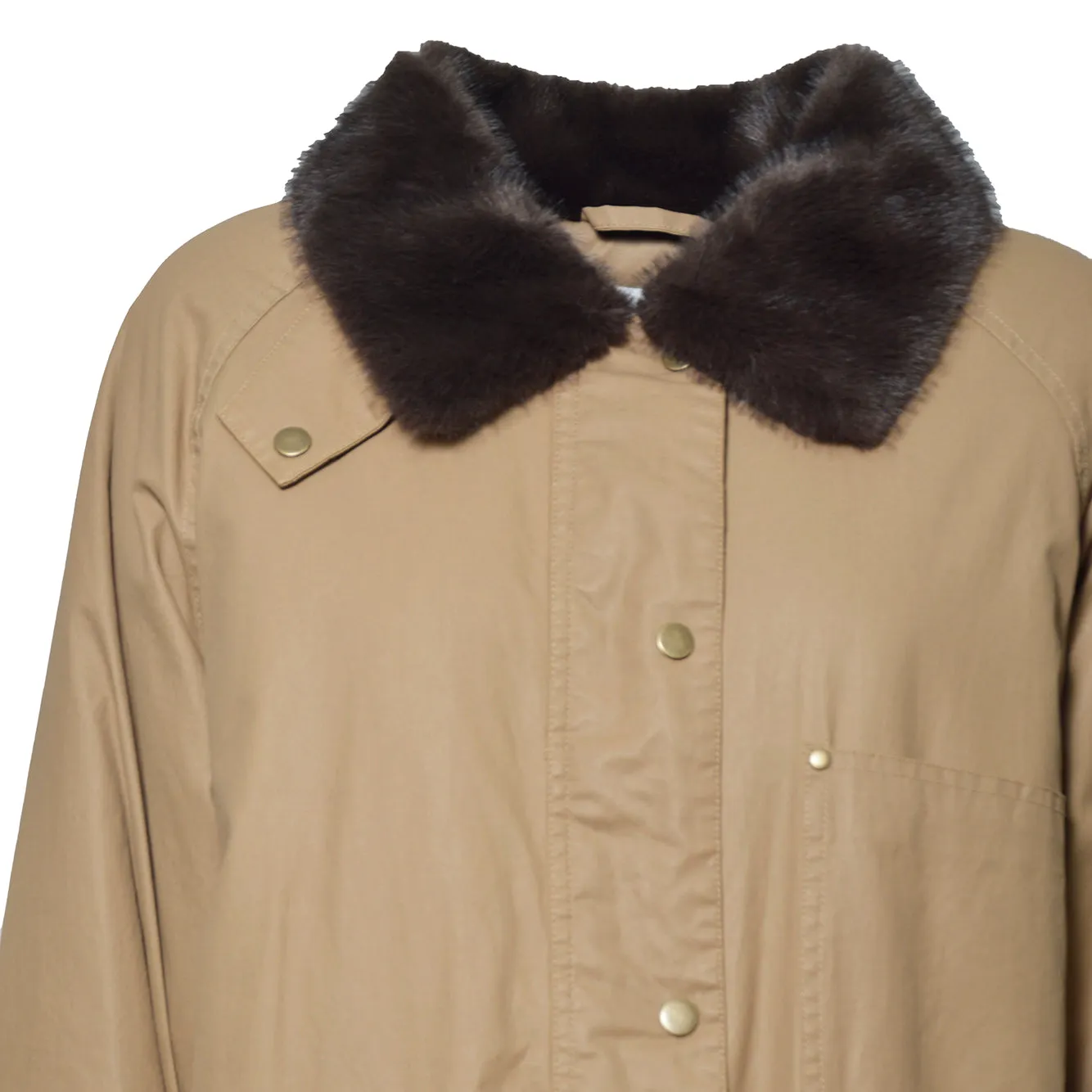 Solotre M1AC0013ACU62S Parka Cammello Donna