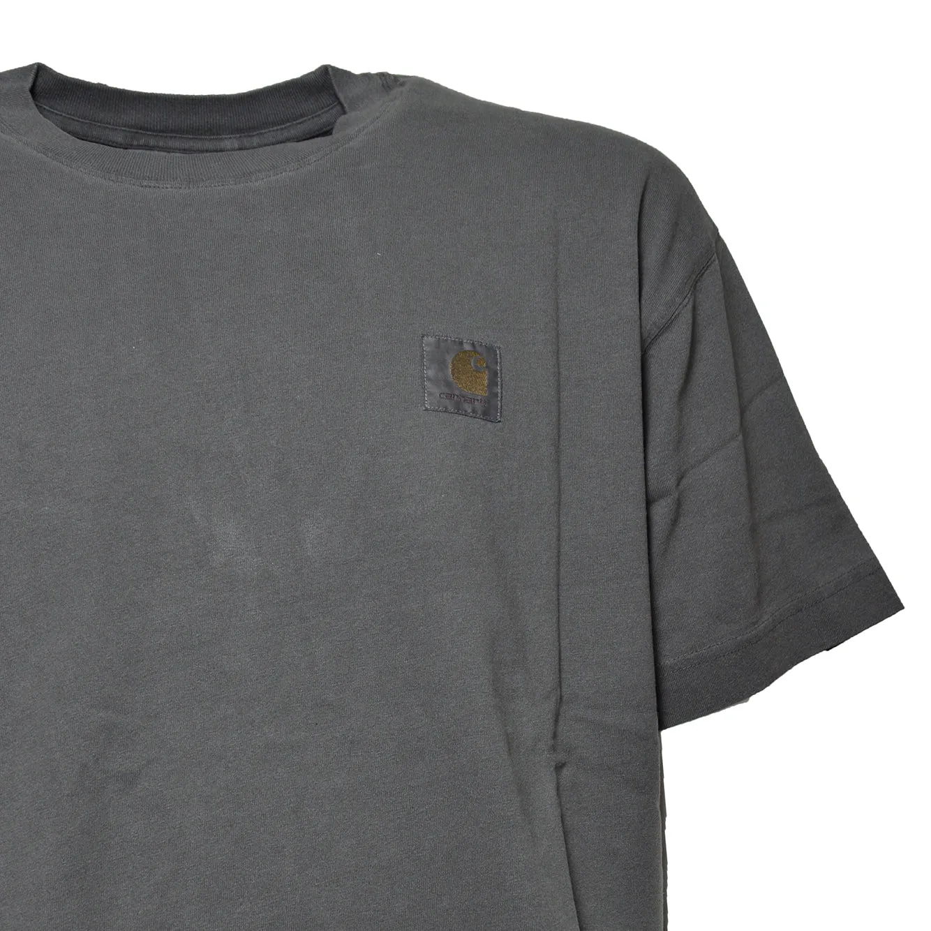 Carhartt Wip I030780 t-shirt uomo antracite cotone