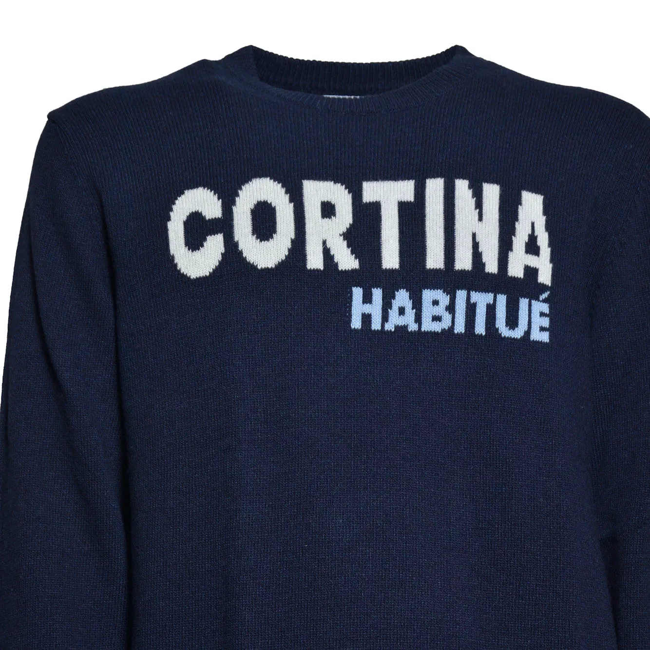 MC2 Saint Barth Heron HER0001 maglione girocollo blu M lana