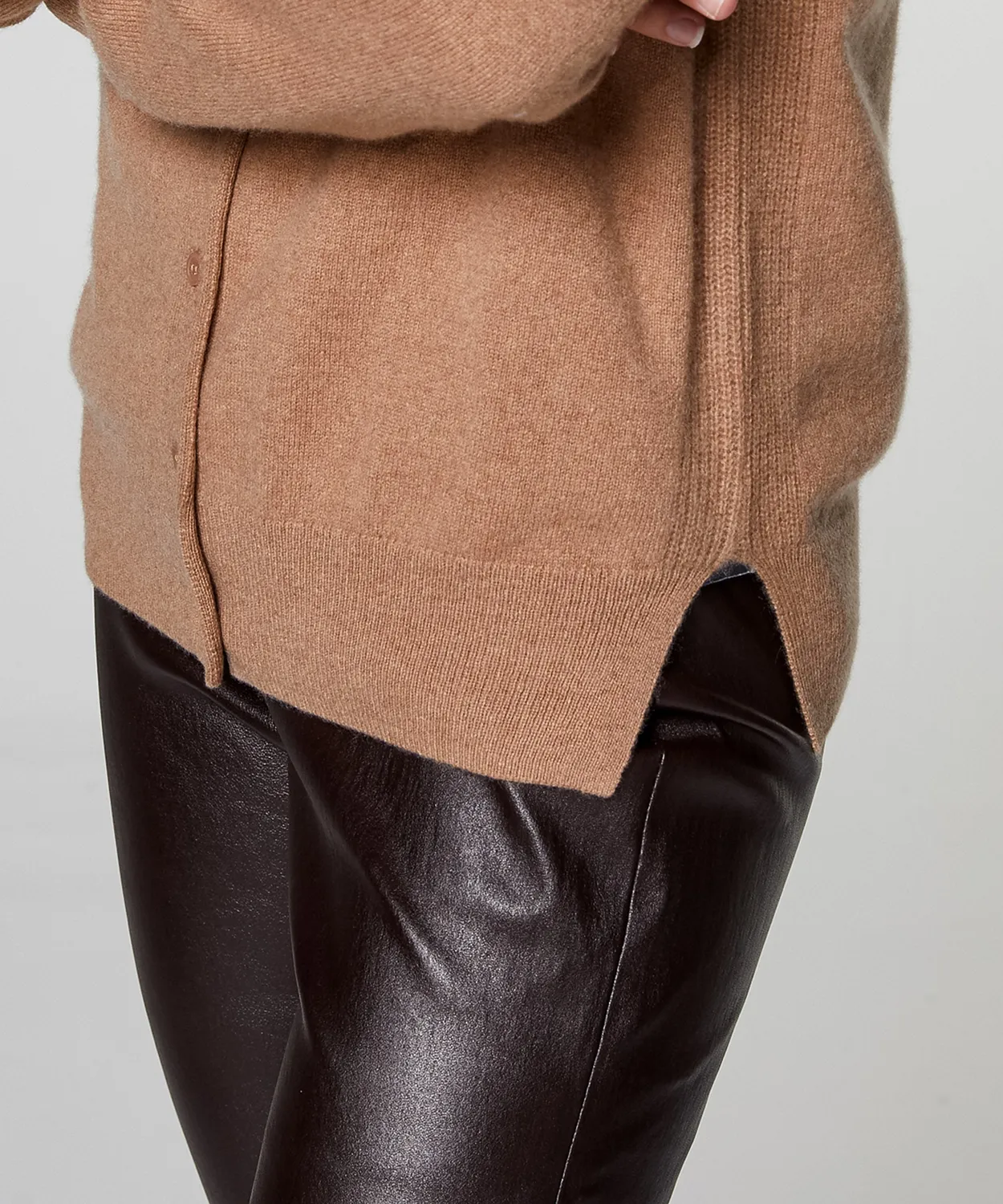 Rodier Cardigan Cashmere Cammello
