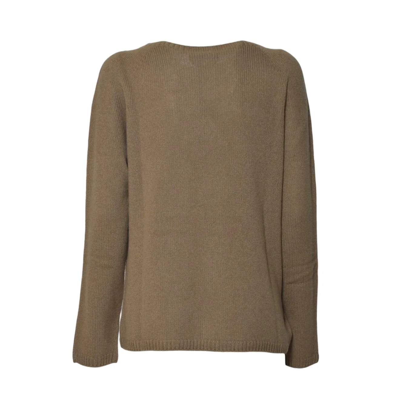 S Max Mara Georg 2529366213600 top marrone M lana cashmere