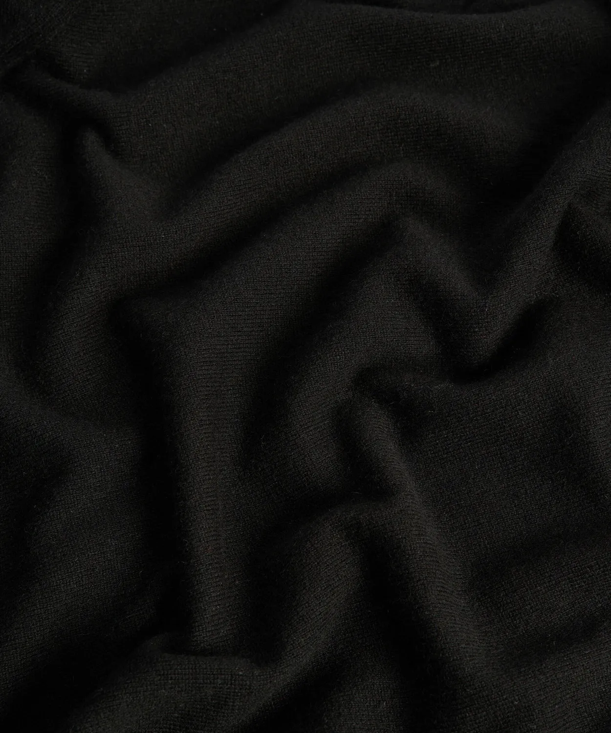 Rodier Pullover dolcevita cashmere nero uomo 2 fili