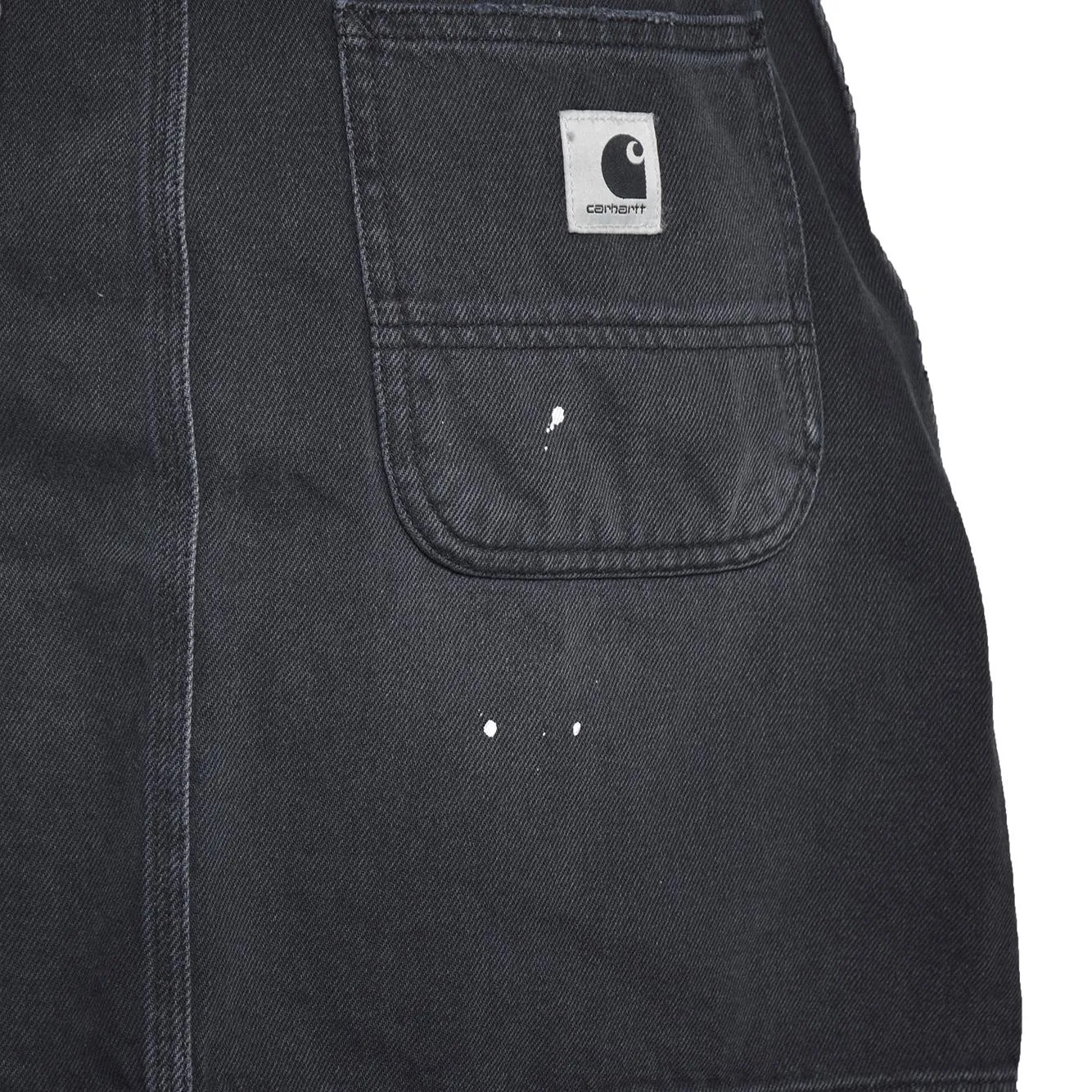 Carhartt WIP I037027 Maeve gonna nero lavato cotone