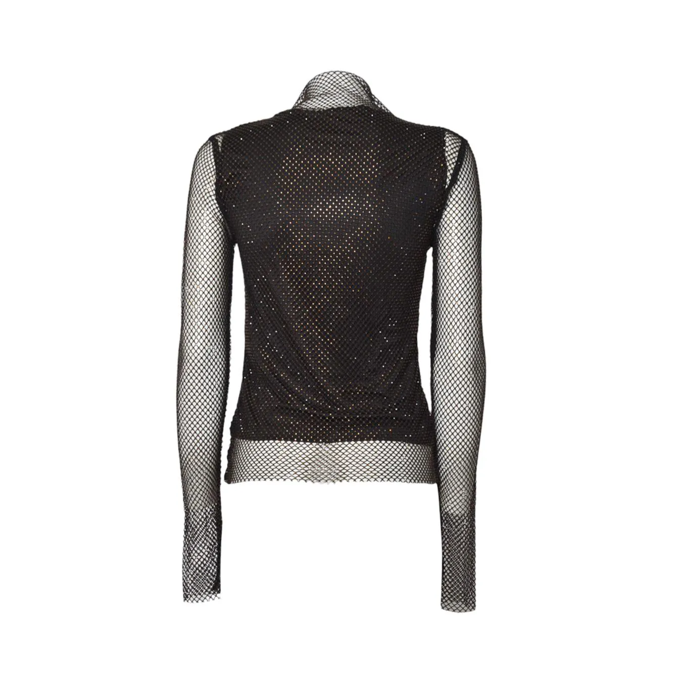 Sportmax Gerarda top nero con sottoveste