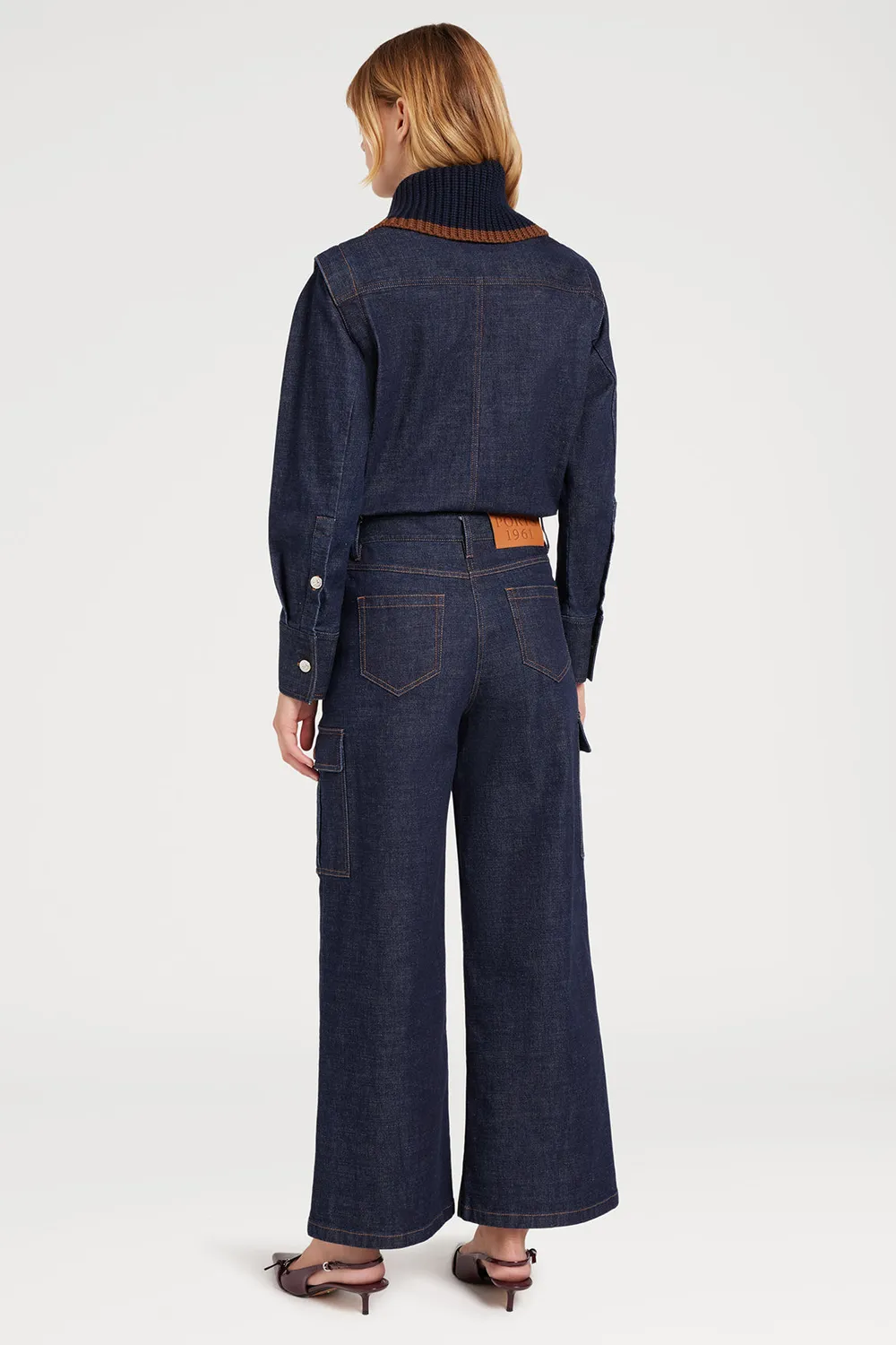 PORTS 1961 jeans Wide-Leg denim indaco