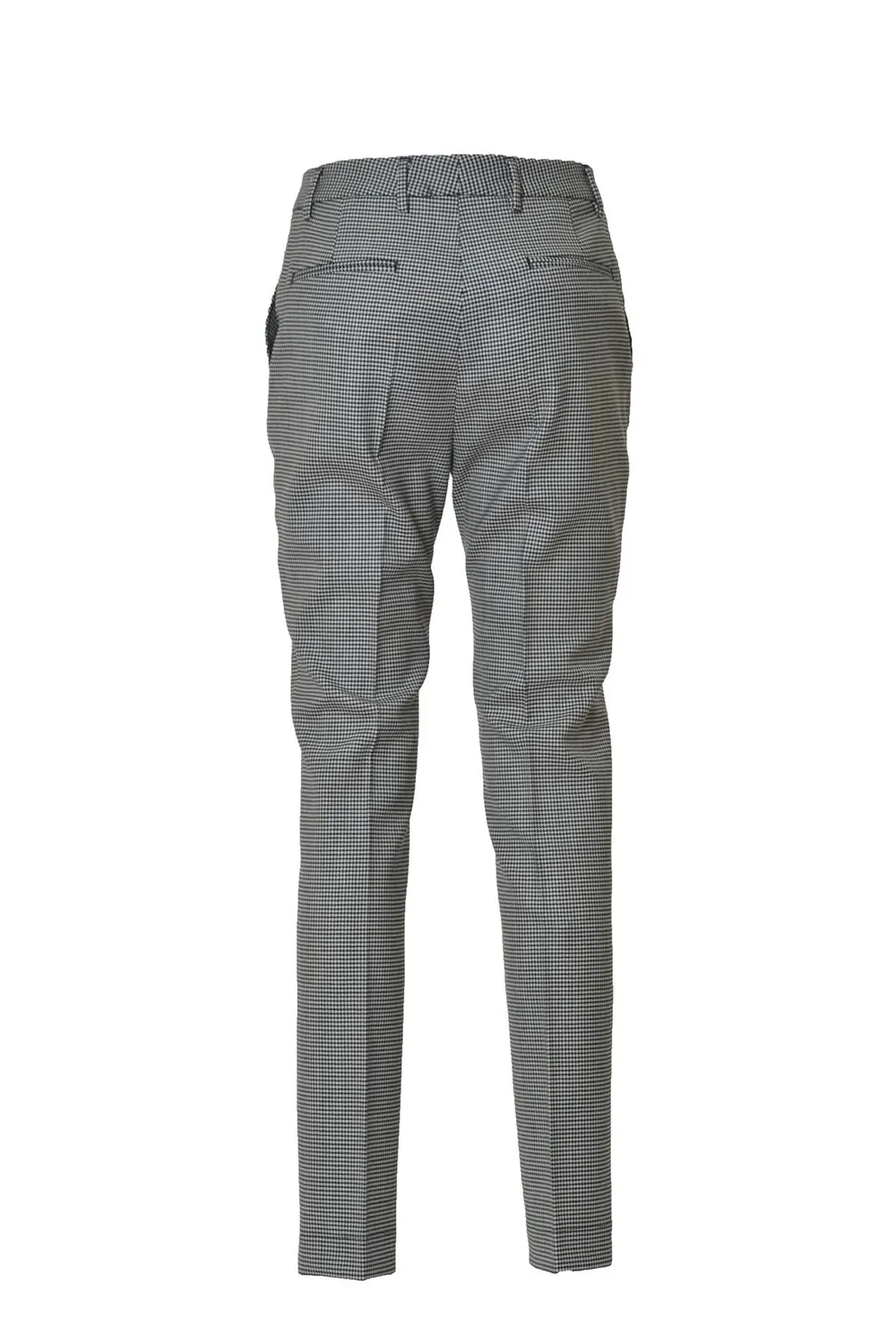 Tonello 02P53207396U pantalone slim pied-de-poule