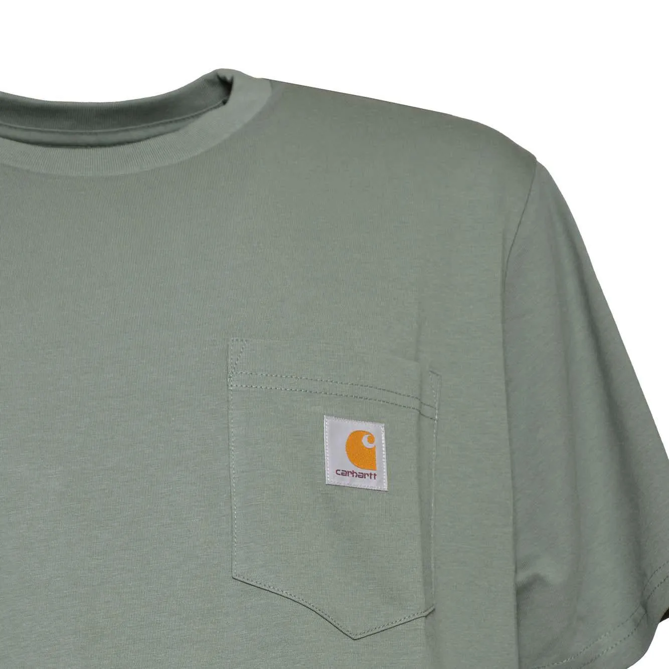 Carhartt Wip I030434 t-shirt tasca verde cotone