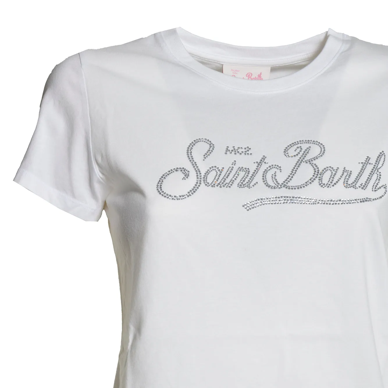 MC2 Saint Barth ELLY001 t-shirt bambina bianco cotone