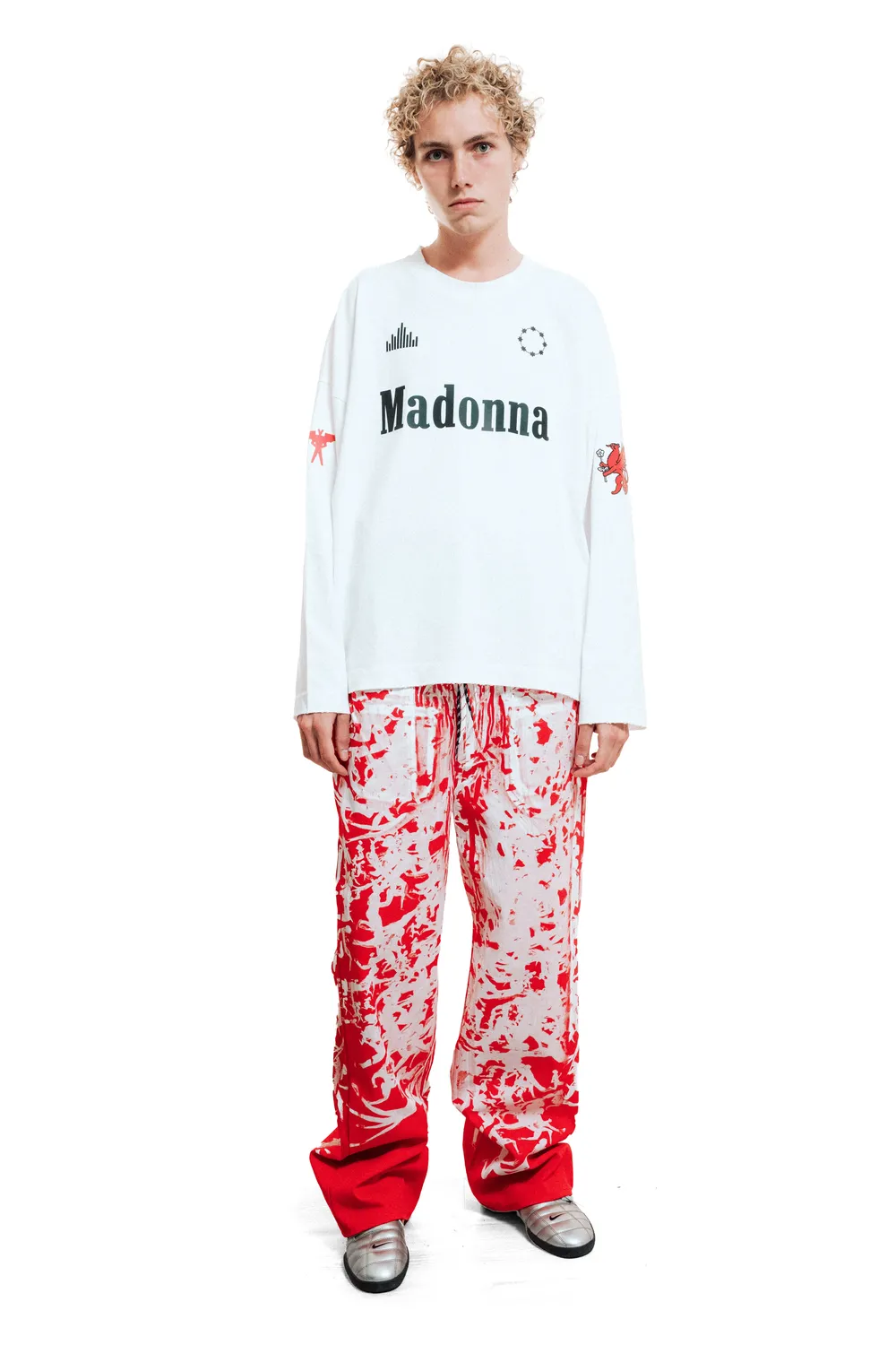 Marcello Pipitone Madonna maglia manica lunga XS-XL cotone