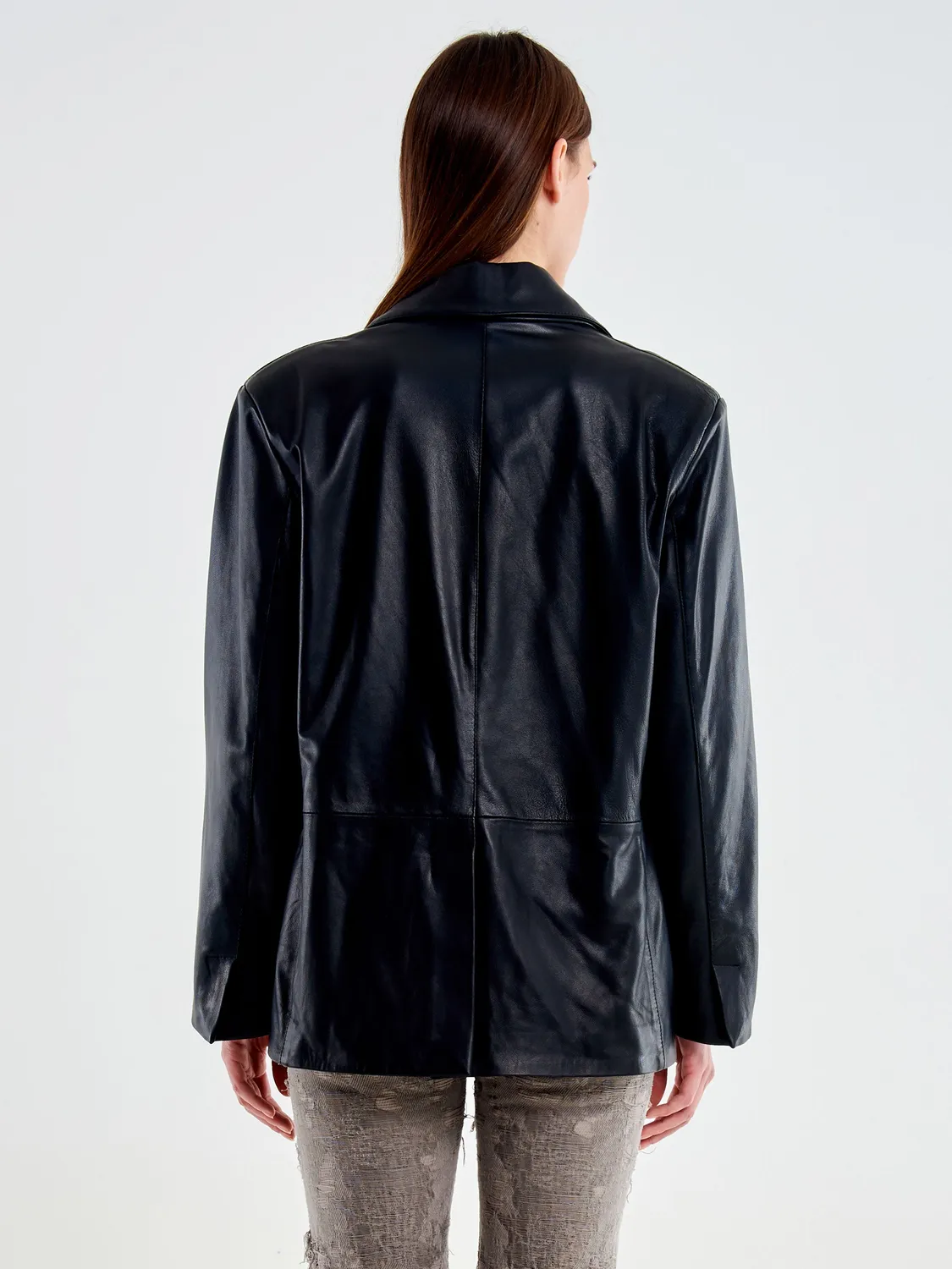 Vicolo Blazer in Nappa pelle nero