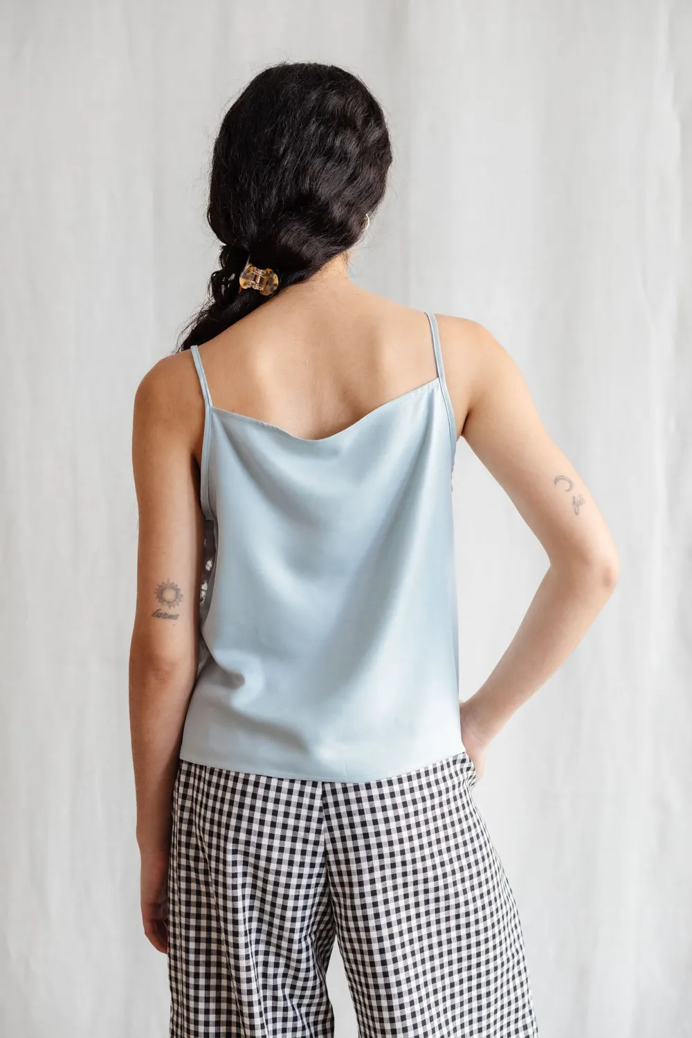 Jyoti Fair Works Lilea canotta donna azzurro ghiaccio modal