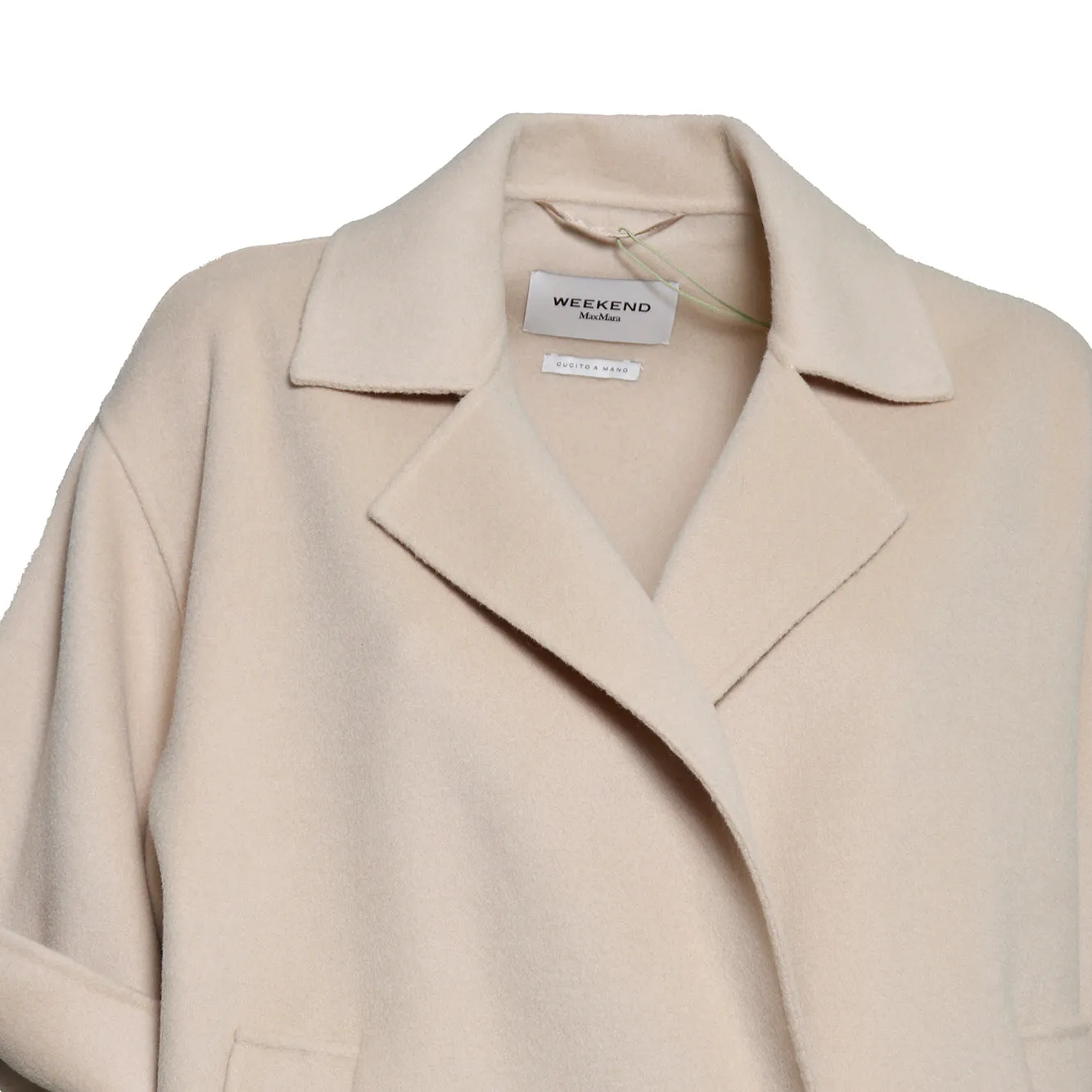 Max Mara Weekend Neo cappotto lana beige 38