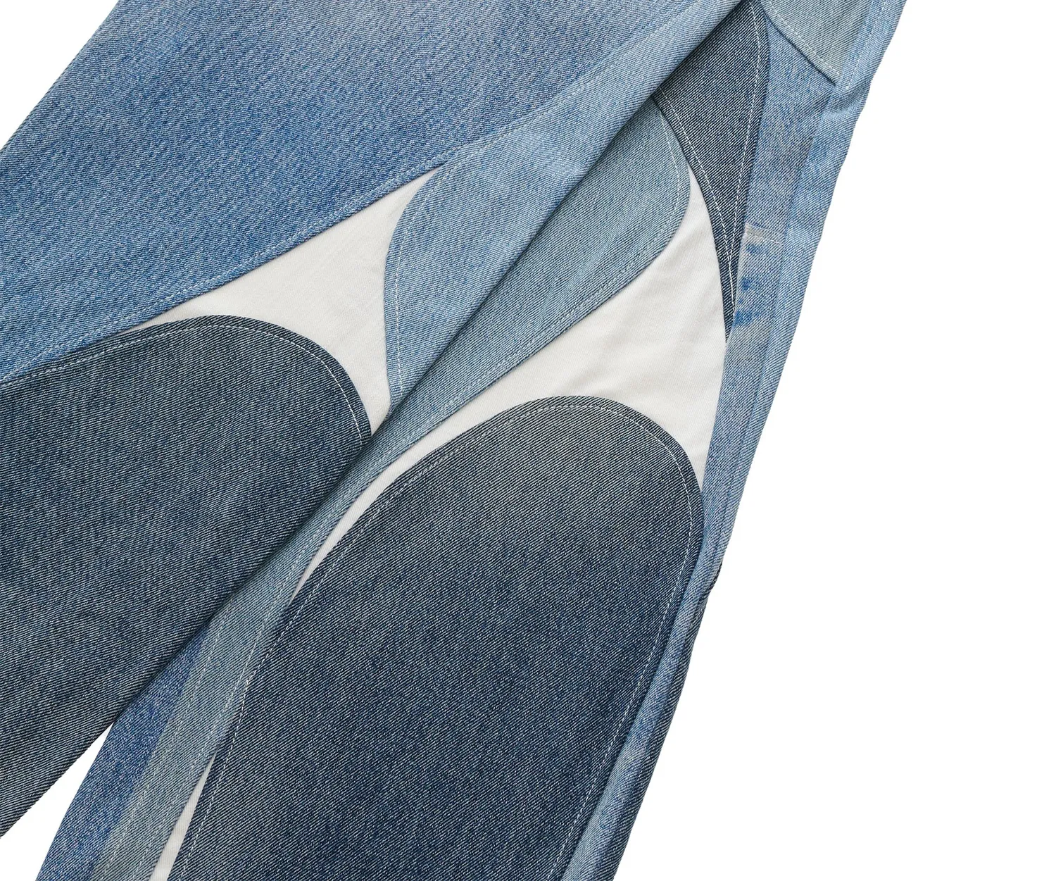 Marcello Pipitone Milano 4 jeans baggy azzurro chiaro