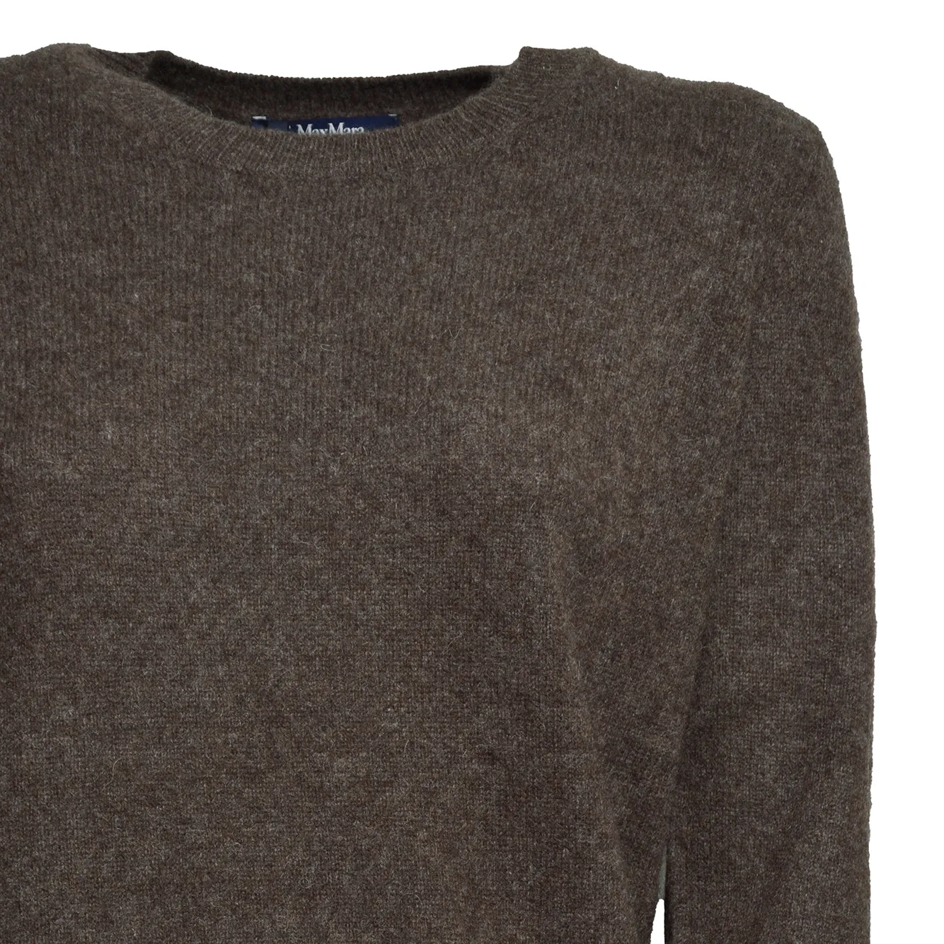 S Max Mara 2629366143600 Voliera cardigan marrone lana