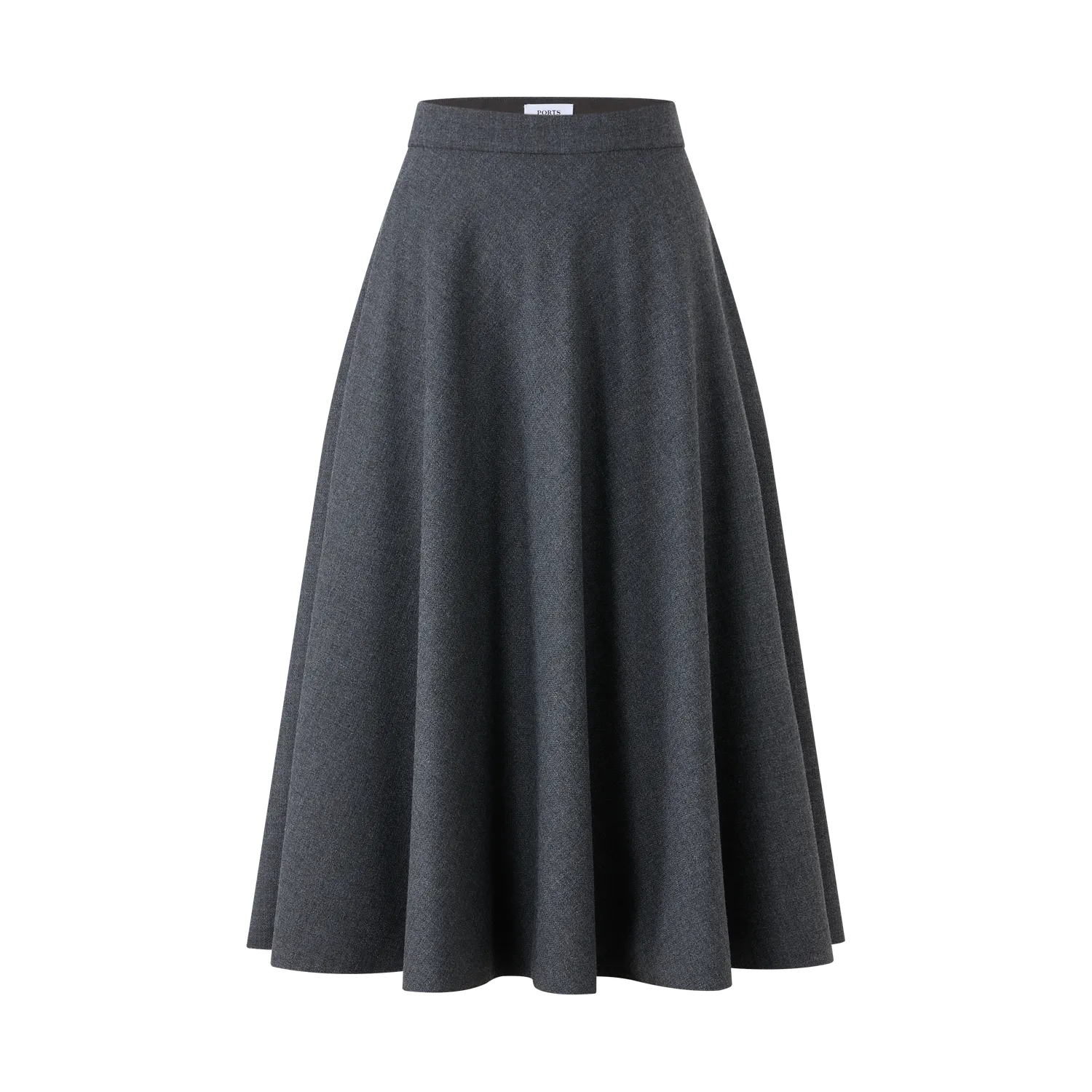 Ports FW24 Flatters A-Line gonna svasata lava gray