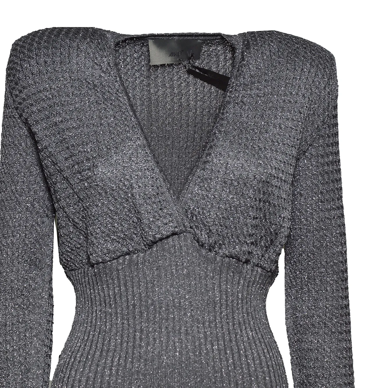 Akep Sissi MGKD15052 maglia scollo V antracite
