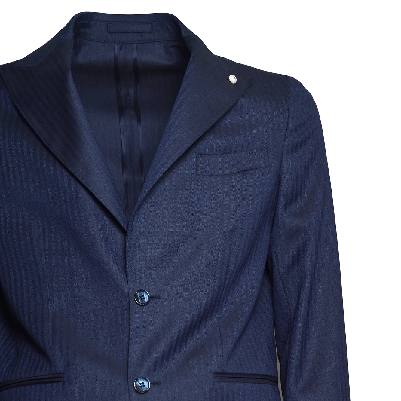 Brando 368246205 abito uomo blu notte giacca pantalone
