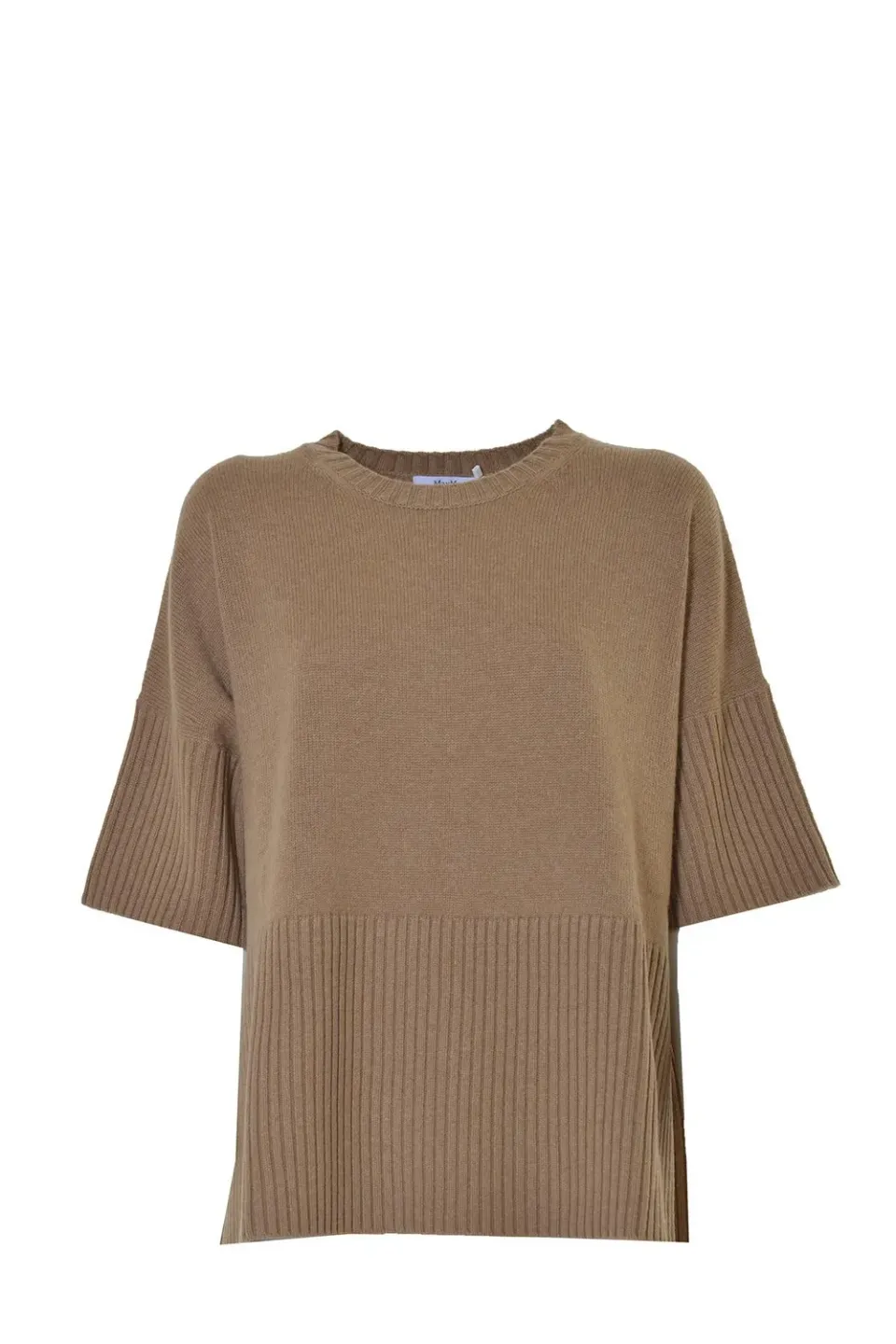 Max Mara Manto 13660729600 maglia cachemire cammello XS