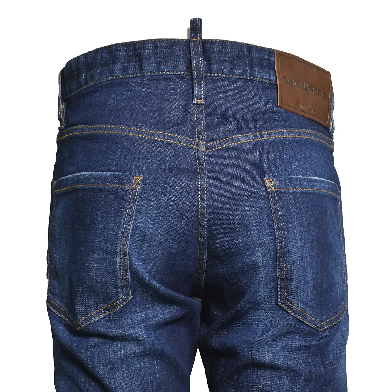Dsquared2 S74LB1903D30010 teddy jeans denim blu uomo