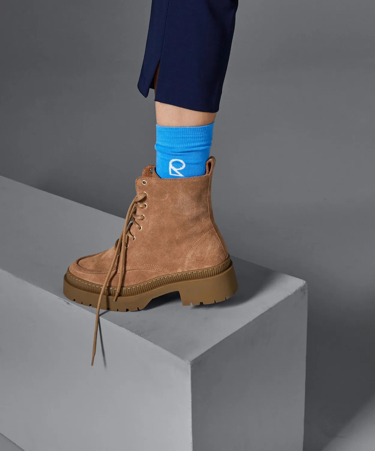 Rodier calzini unisex blu cotone GOTS 42/47