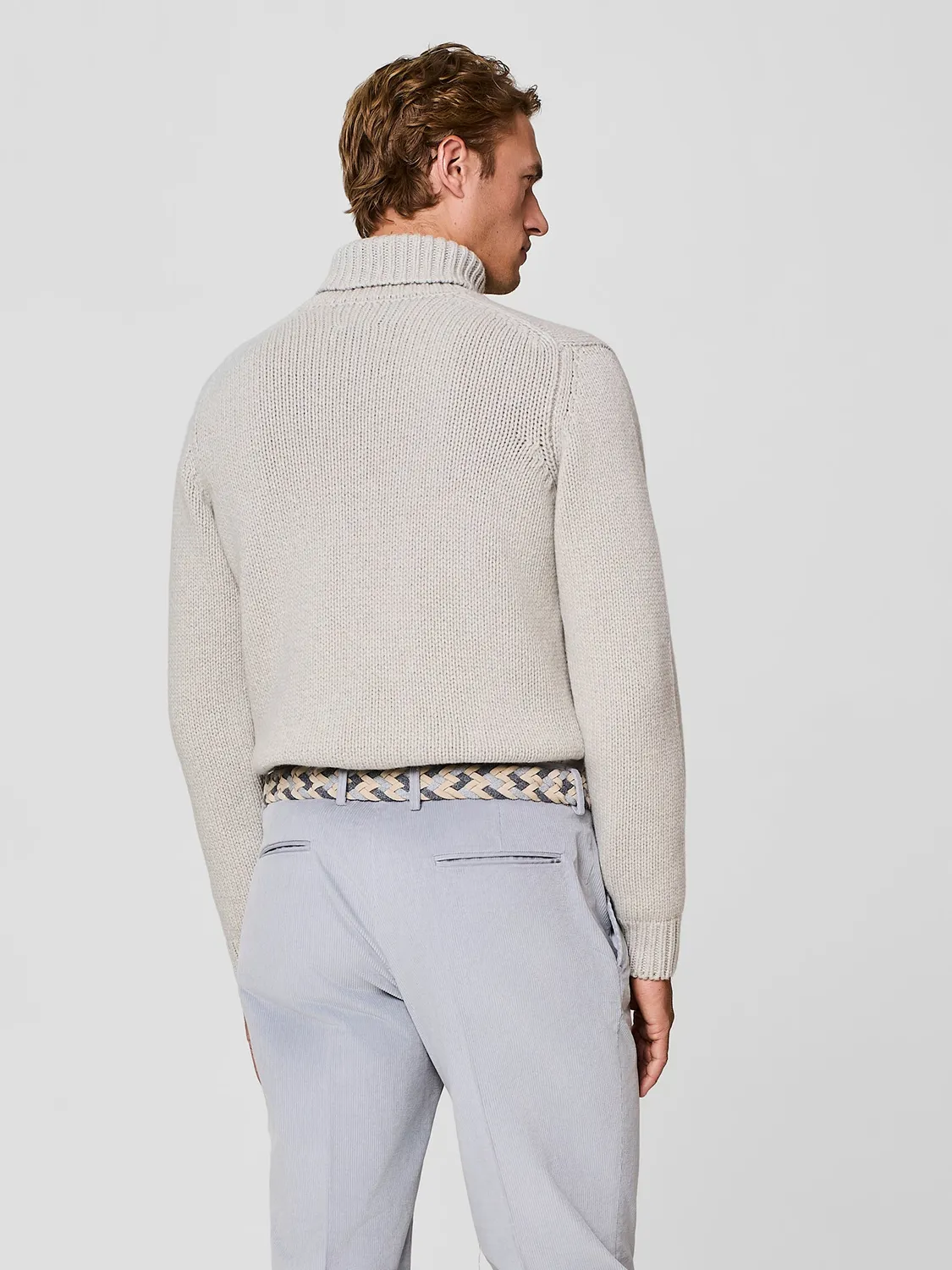 Paul Taylor Dolcevita Puro Cashmere Beige a Trecce