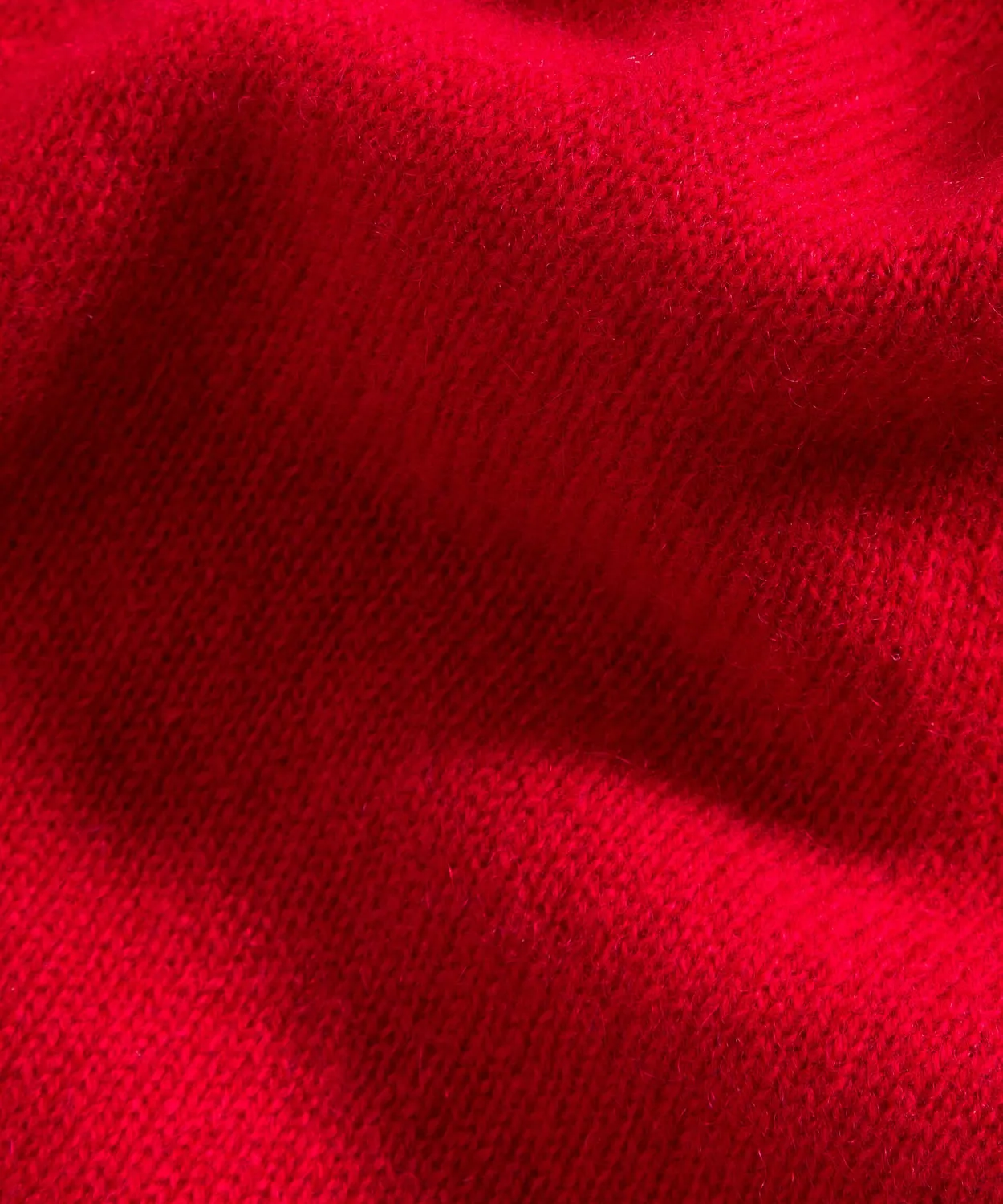 Rodier maglia dolcevita cashmere rosso 2 fili