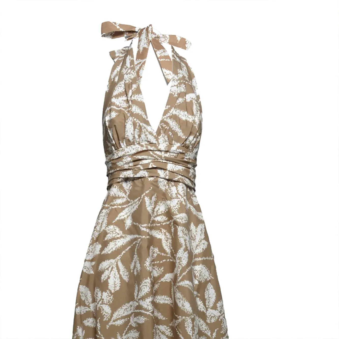 Max Mara Bella 2611221042600 abito cotone marrone