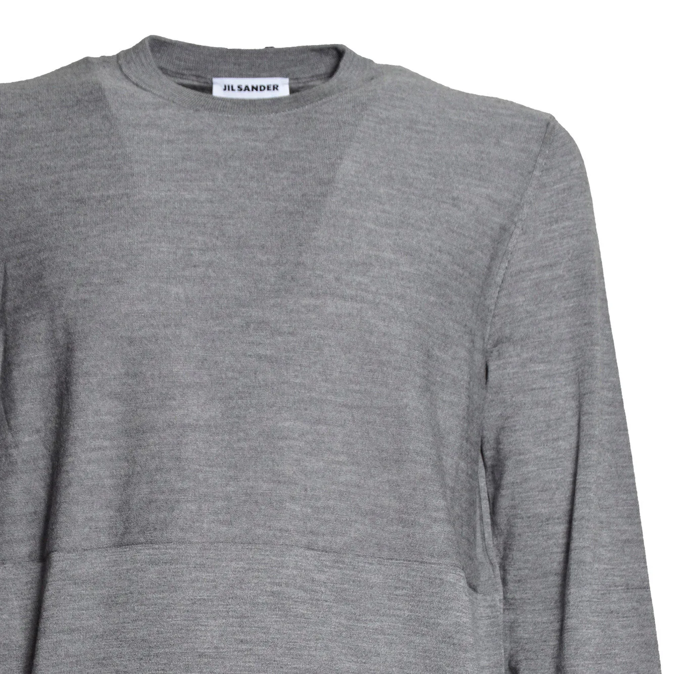 Jil Sander J22GP0111J14610 maglione lana grigio