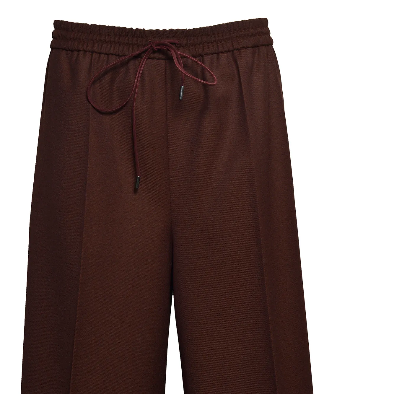 MaxMara Slalom Sfilata pantalone ruggine lana vergine