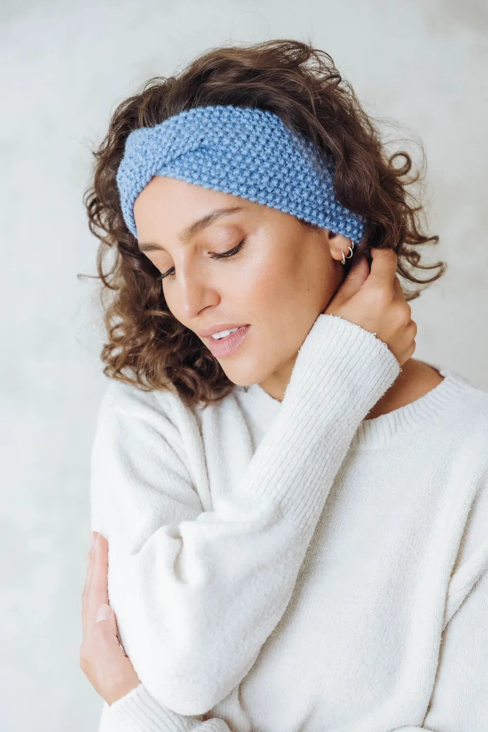 Jyoti - Fair Works Pichul fascia baby alpaca azzurra