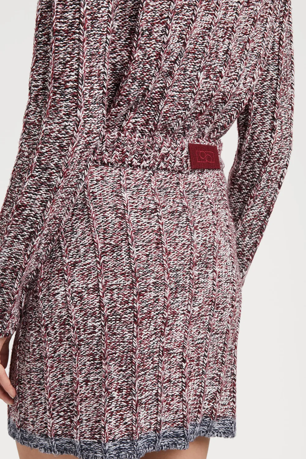 PORTS 1961 Bauhaus gonna bordeaux maglia lana