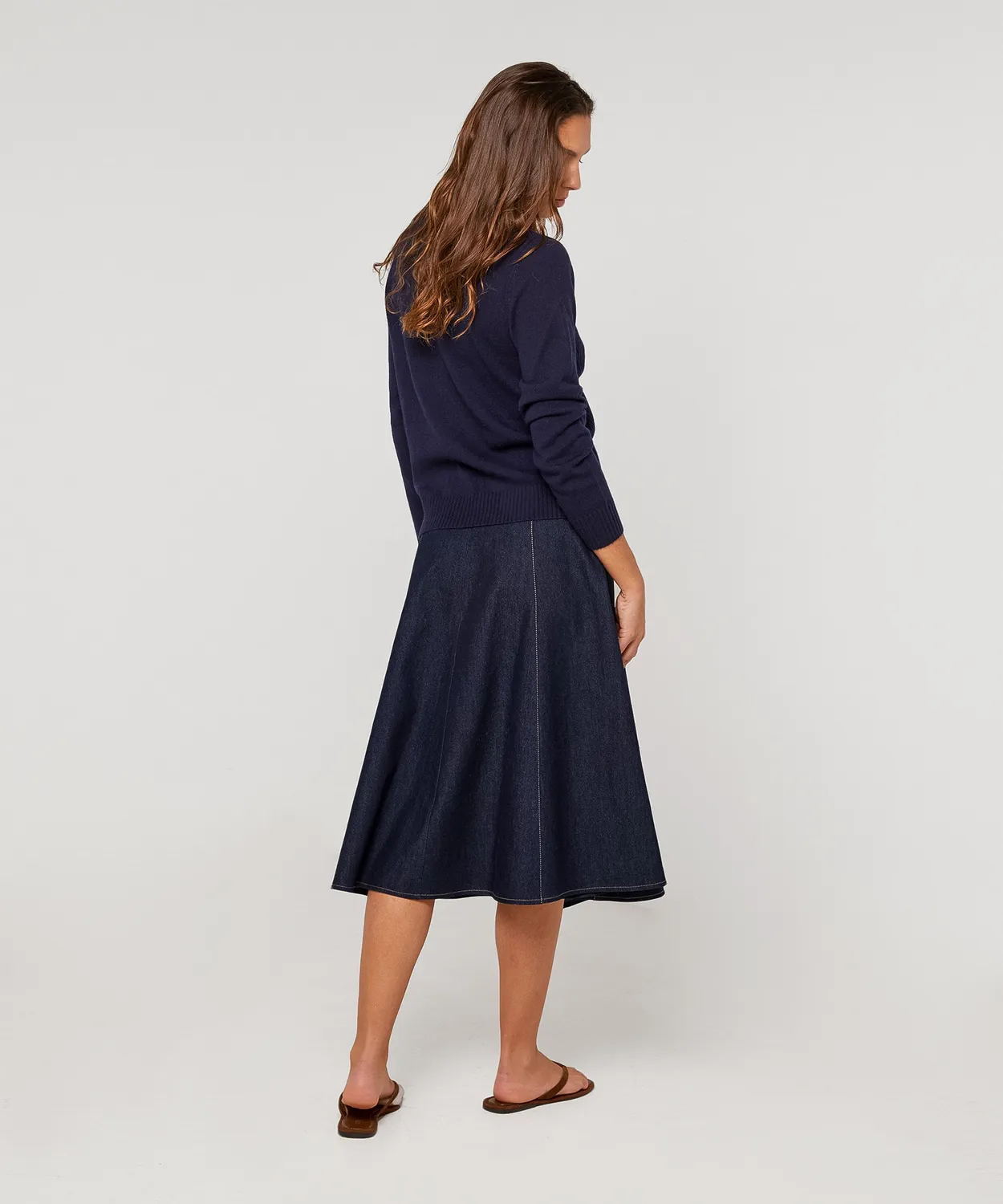Rodier Cardigan Maniche Lunghe Blu Marino