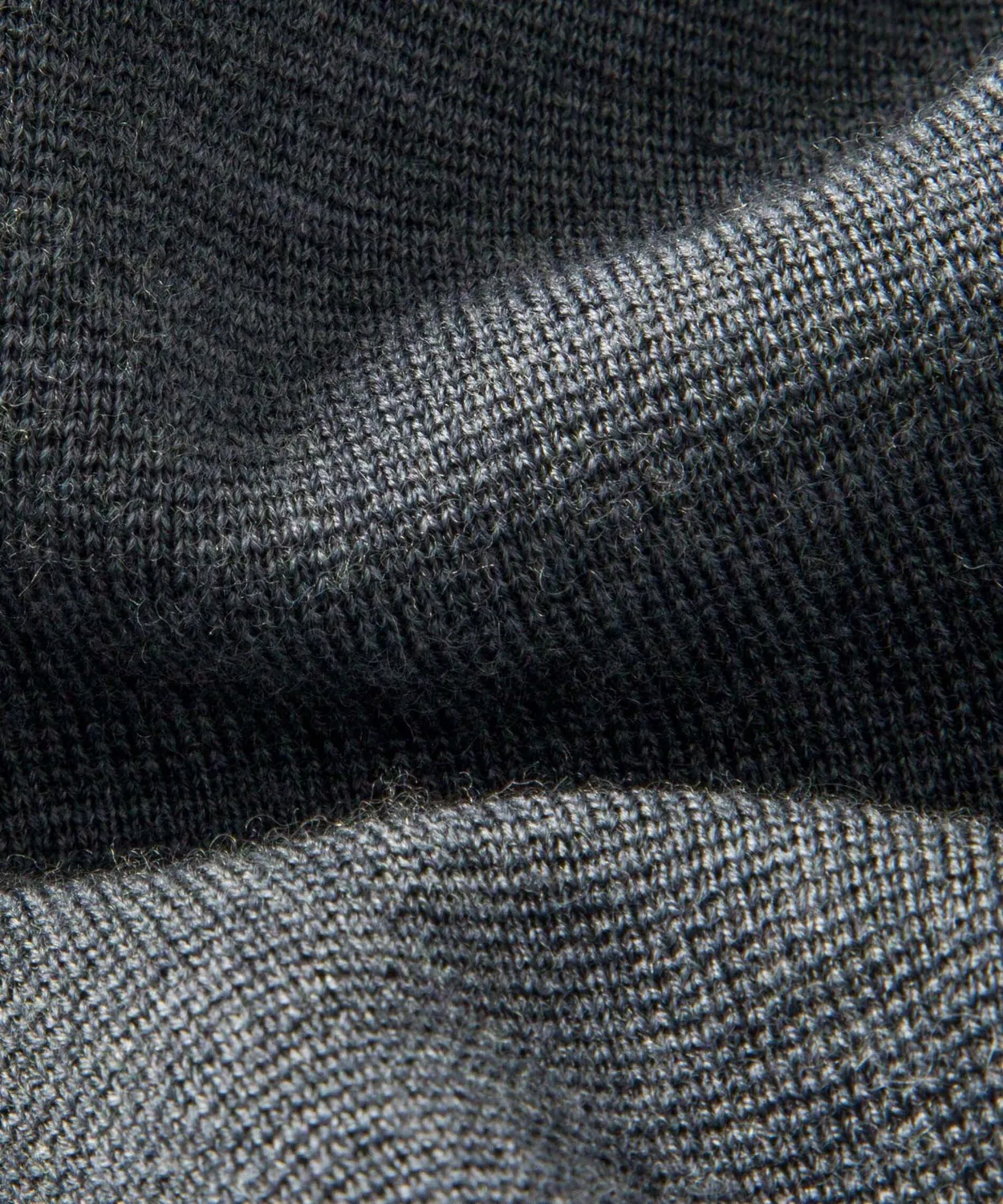Rodier abito Milano lana merino grigio piombo collo alto
