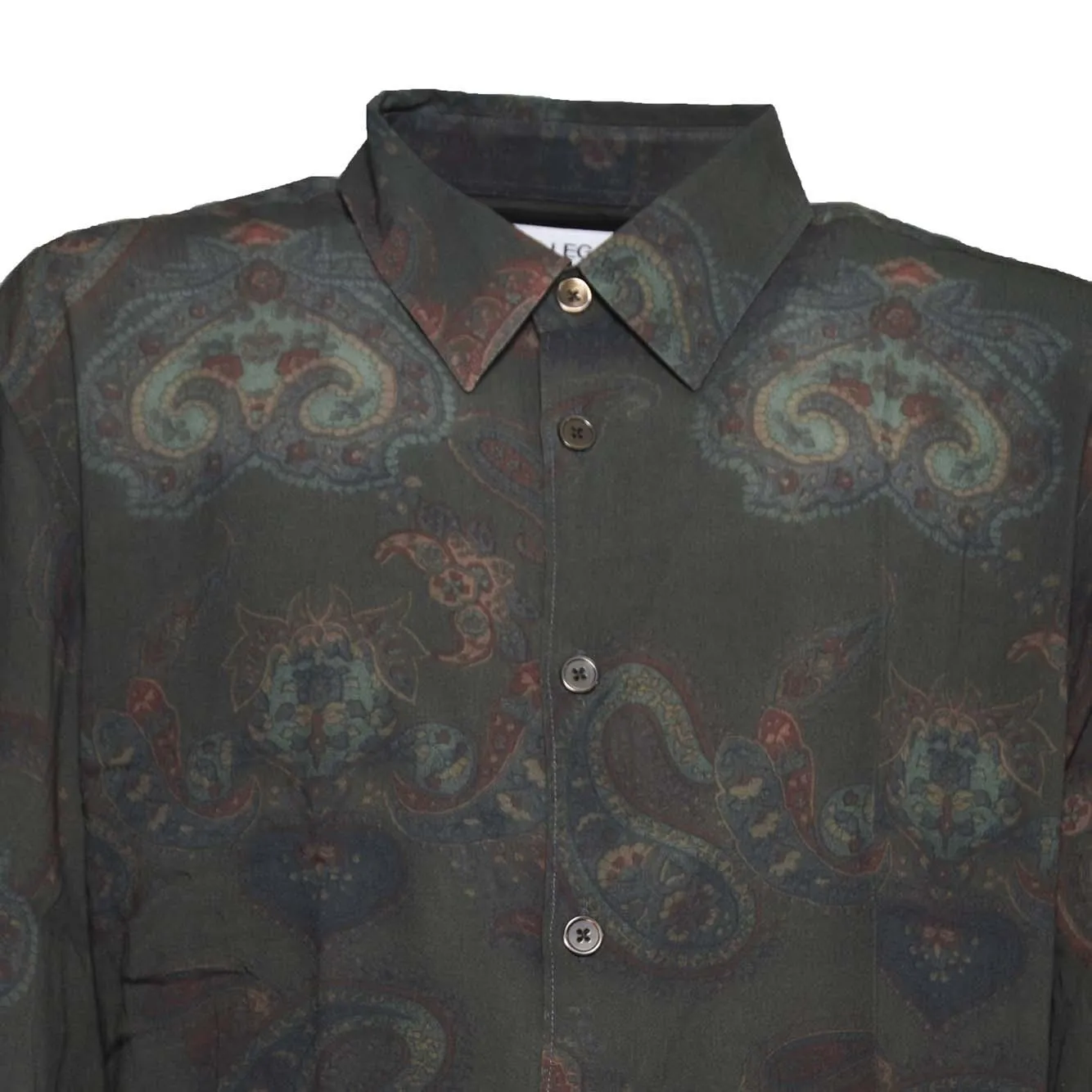 Our Legacy Beyond M2262BFP camicia verde paisley