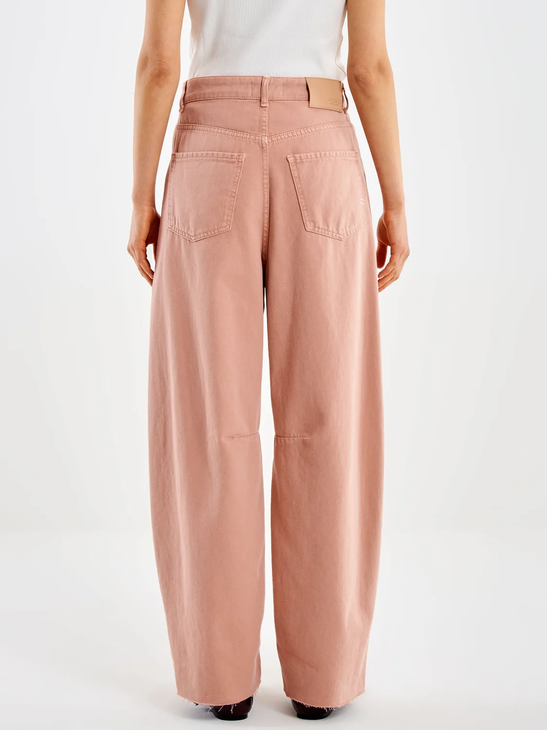 Vicolo Jeans Delia Barrel Blush cotone