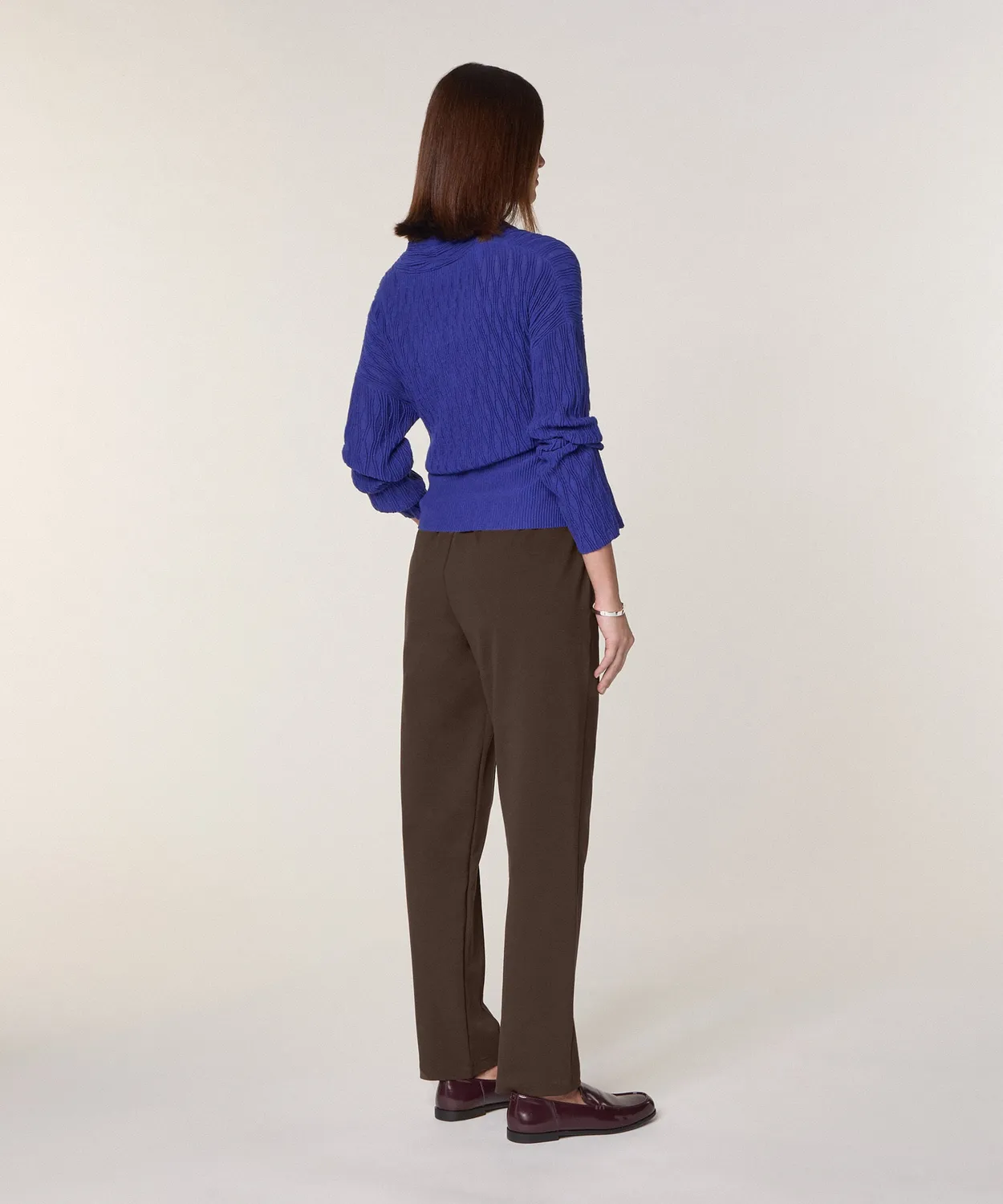 Rodier Milano pantaloni jogging maglia marrone