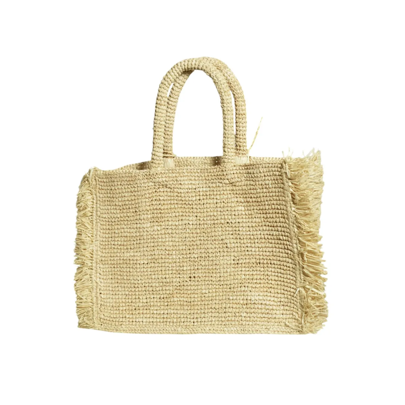 Saint Barth Colette COL0026 shopping bag rafia beige
