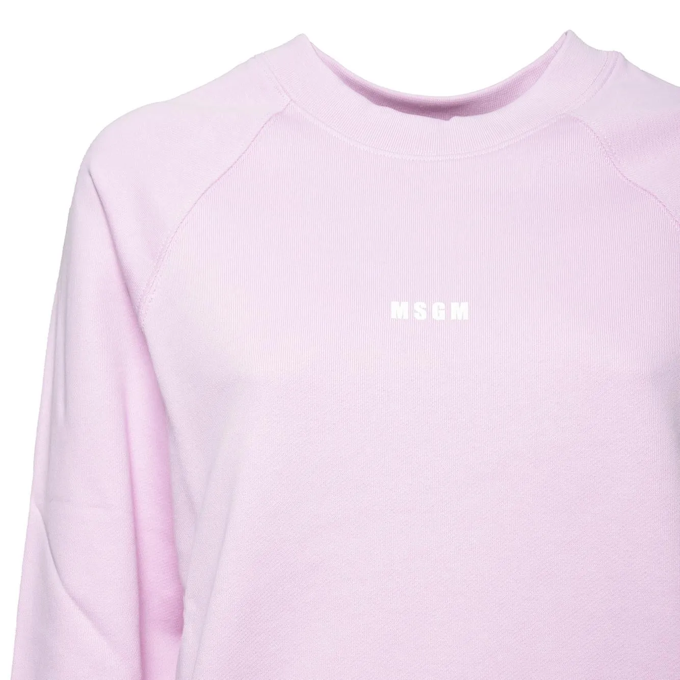MSGM 4041MDM50326700013 felpa donna rosa cotone