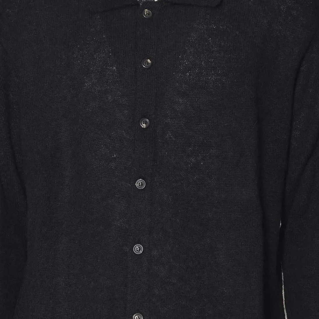 Our Legacy M4213ECFSE cardigan nero alpaca
