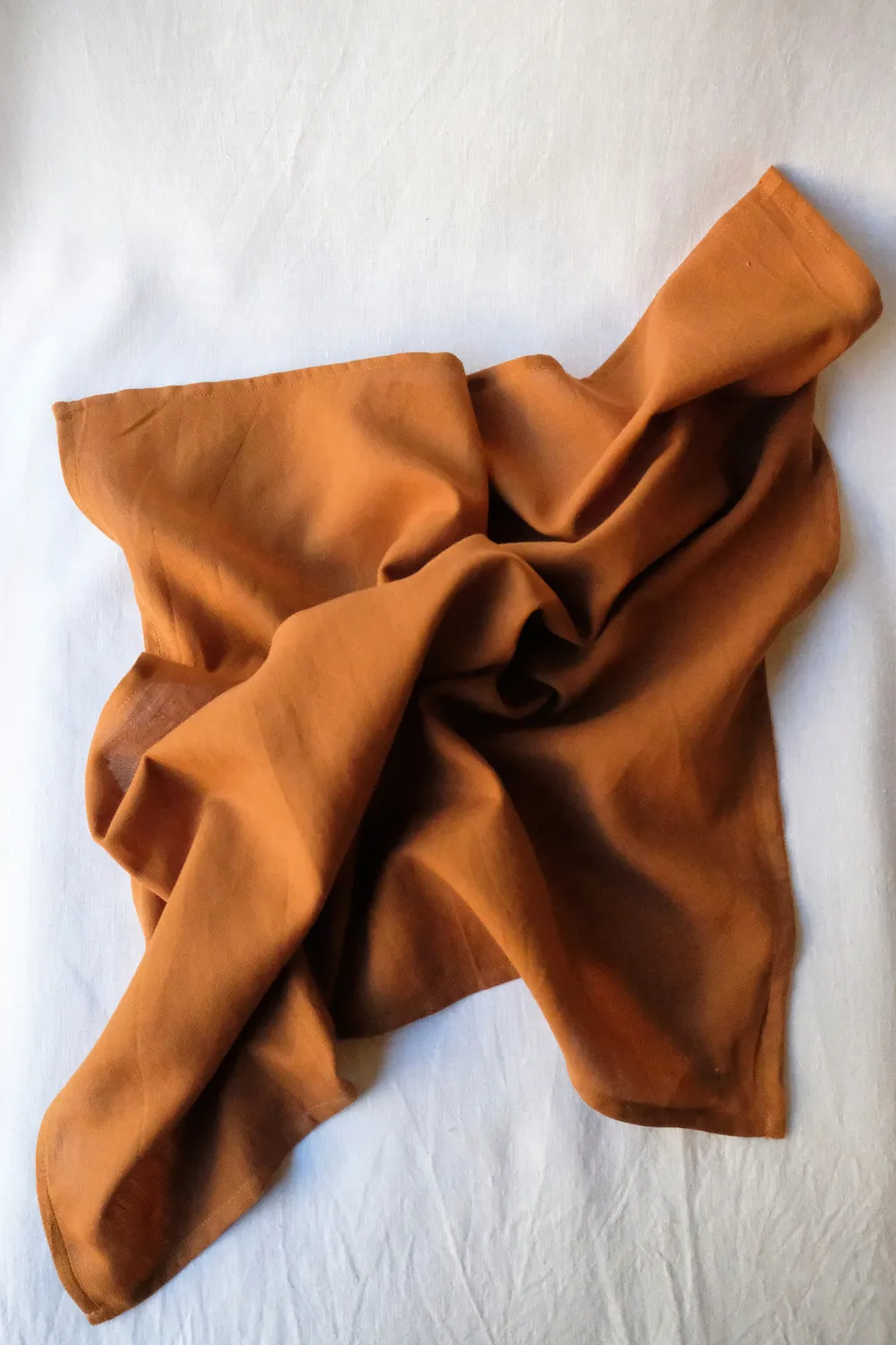 Jyoti - Fair Works Dupatti Hazelnut sciarpa cotone nocciola