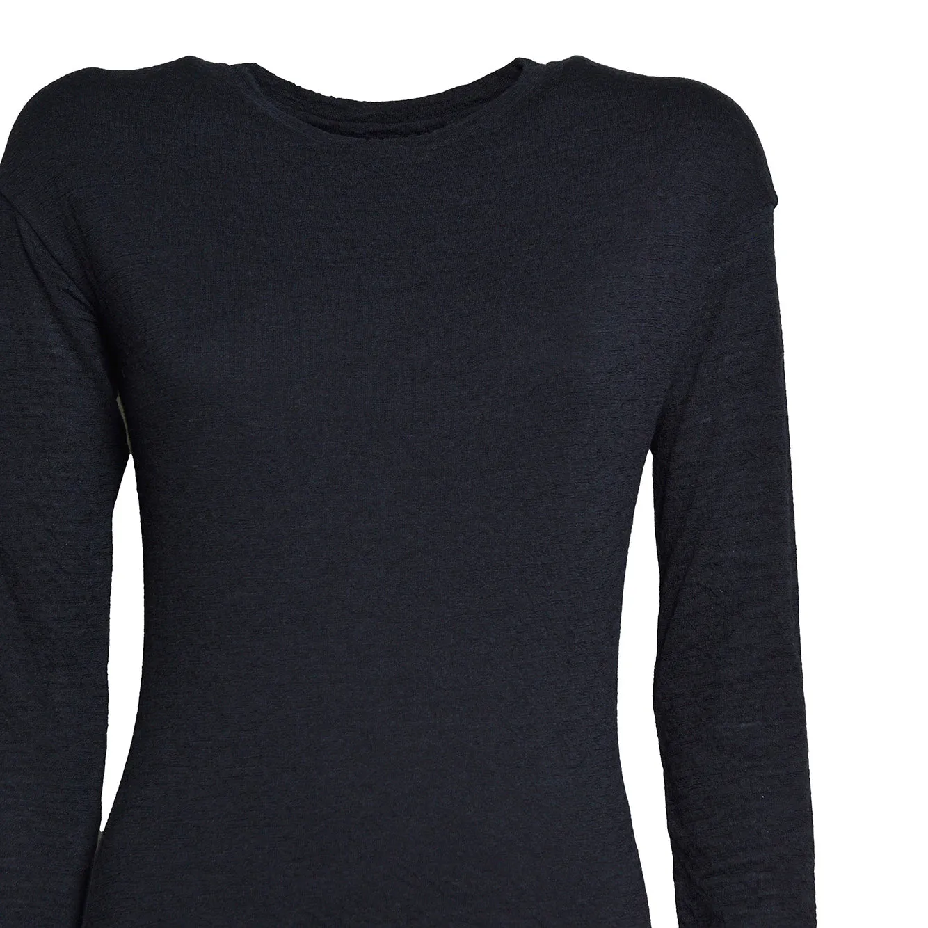 Jil Sander J02CT0634J41422 abito nero in lana