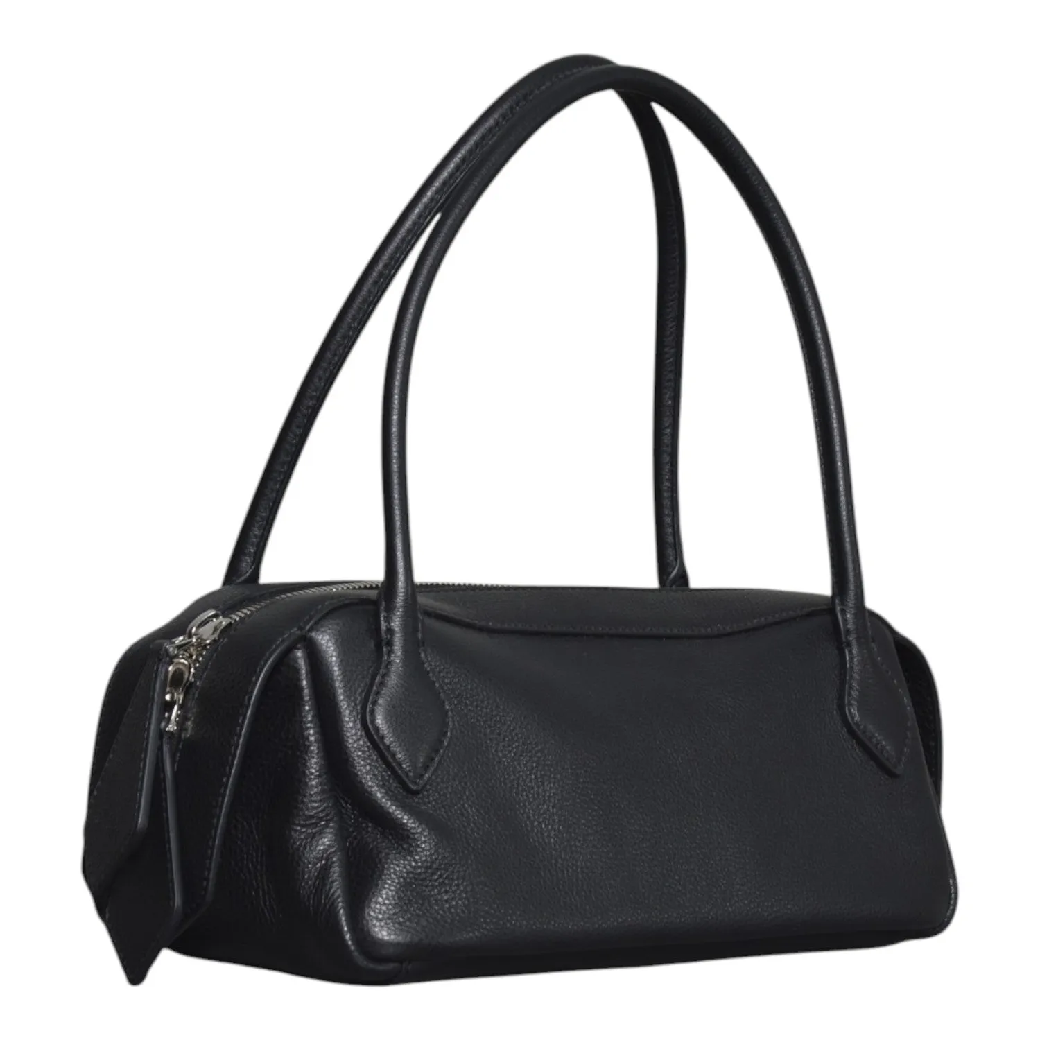 Minobossi Fold FOLDANNAAIRESB borsa a mano nera pelle