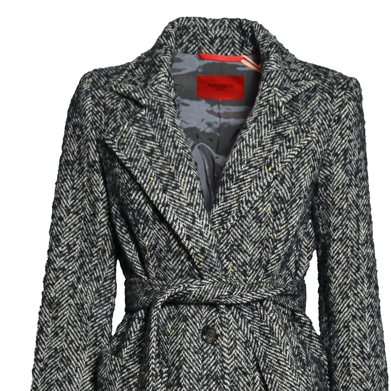 Max&Co Junior MX0001MX02N Cappotto Nero 14 Anni