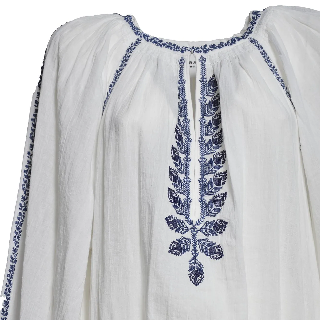 Marant Étoile RO1051FAD1J16E Ludy abito ecrù blu