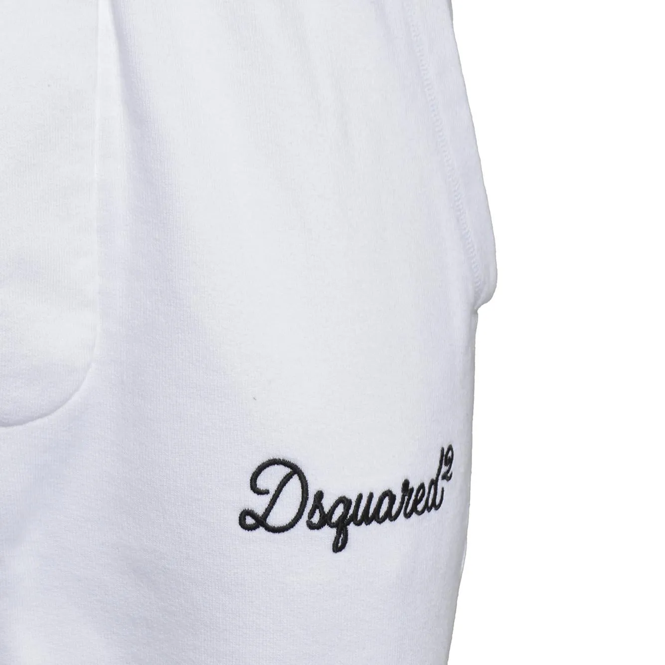 Dsquared2 S74KB1120D25029 pantalone tuta jersey bianco