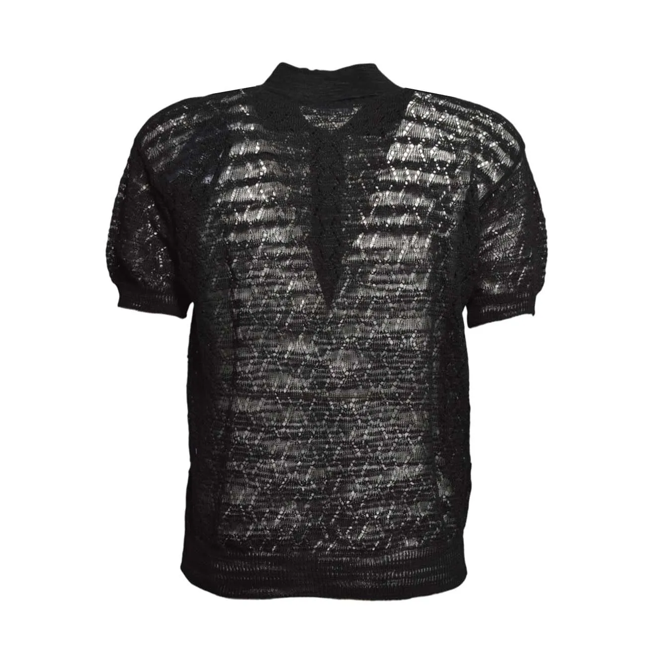 Dsquared2 S74HA1631 cardigan nero lino uomo