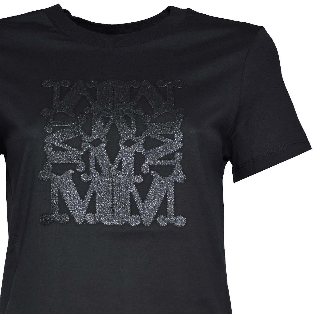 Max Mara Taverna 2411941052600 t-shirt cotone nero XS