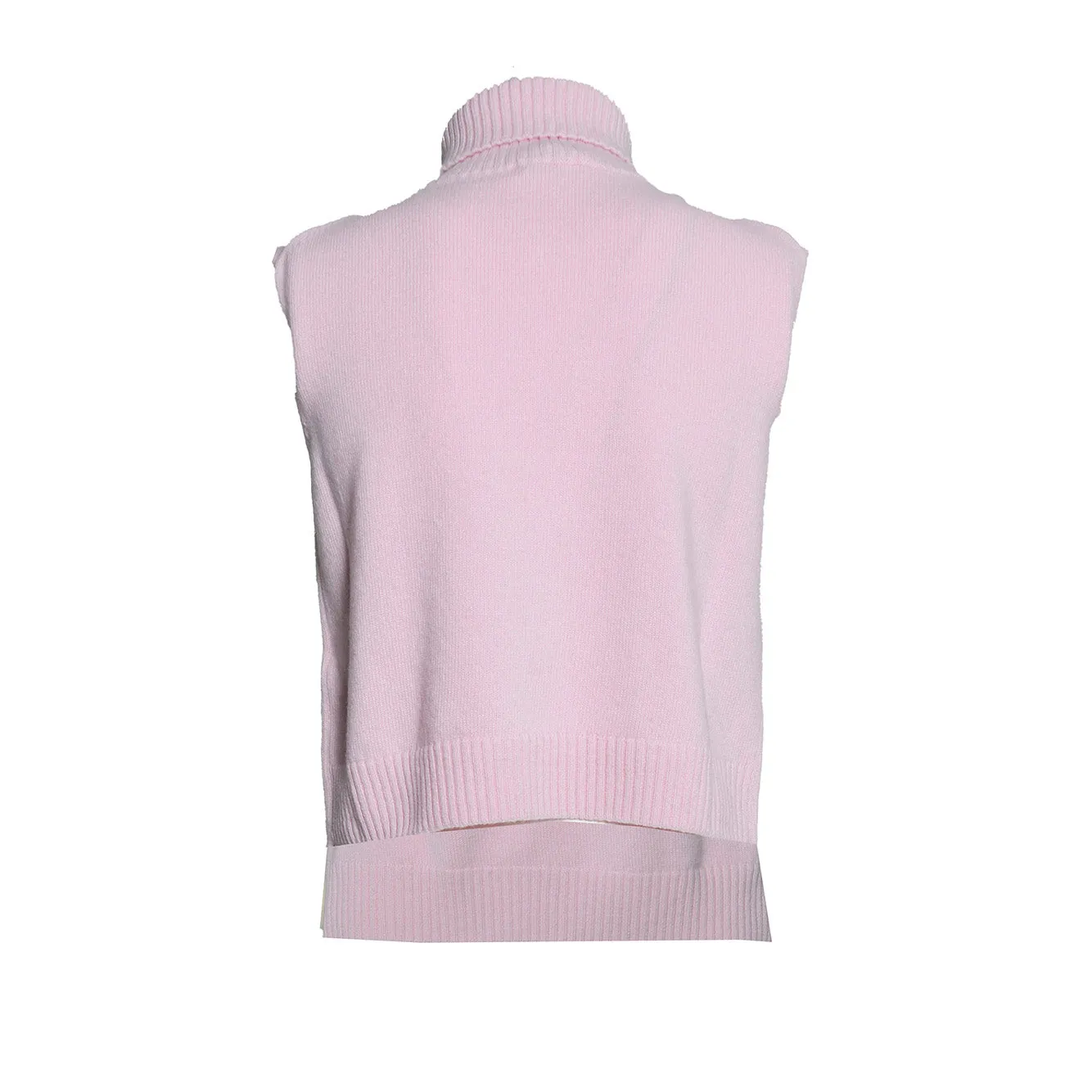 Jil Sander J02FB0141J14870 gilet rosa donna