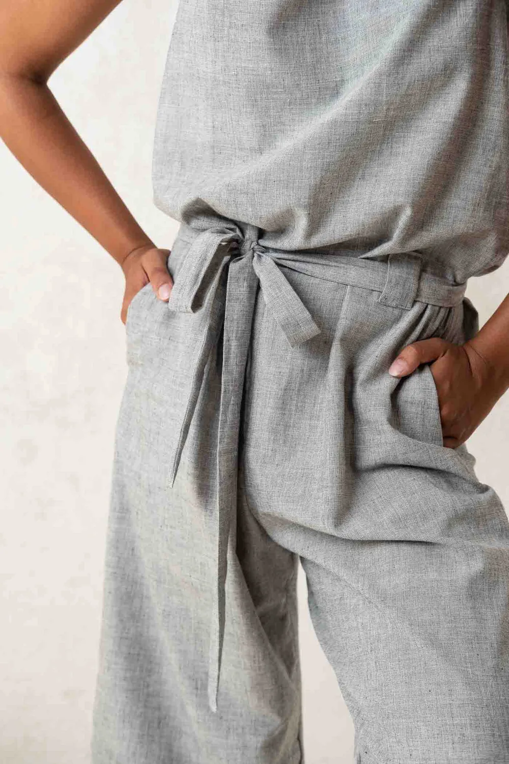 Jyoti Jalina Light Gray tuta in cotone