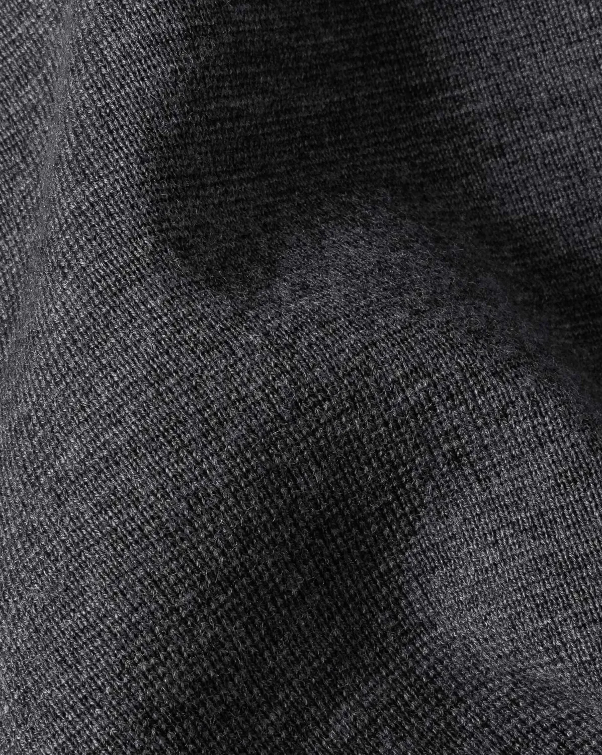 Rodier maglione smanicato lana merino grigio piombo